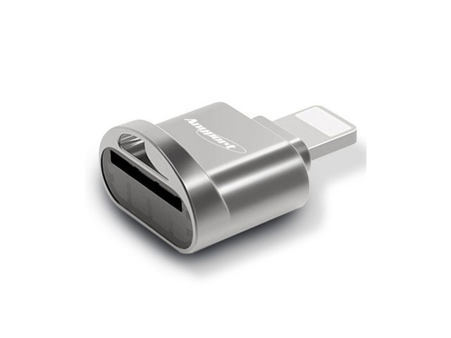 [sd카드 아이폰 리더기] 찾던 제품 애니포트 아이폰 8핀 OTG Micro SD / TF 카드리더기 AP-ICR10