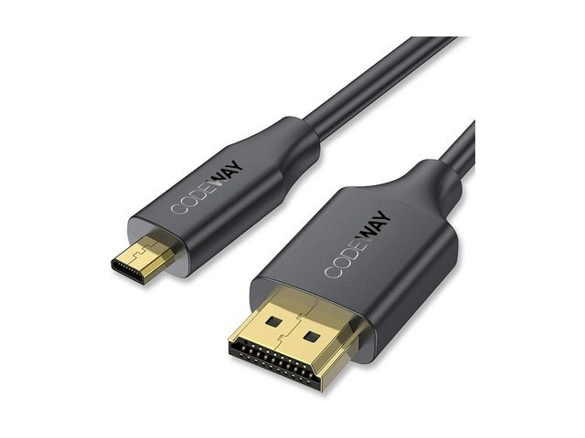 [아이폰 c타입 tv hdmi 미러링 케이블] 현명한 선택 코드웨이 Micro HDMI to HDMI 2.0 케이블